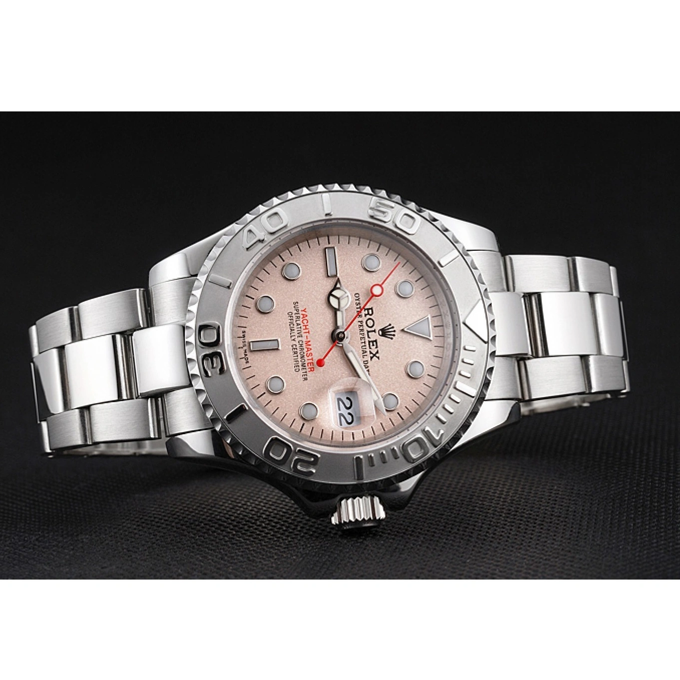 MiroTime 1027 Swiss Rolex Yacht-Master Champagne Dial Stainless Steel Case And Bracelet